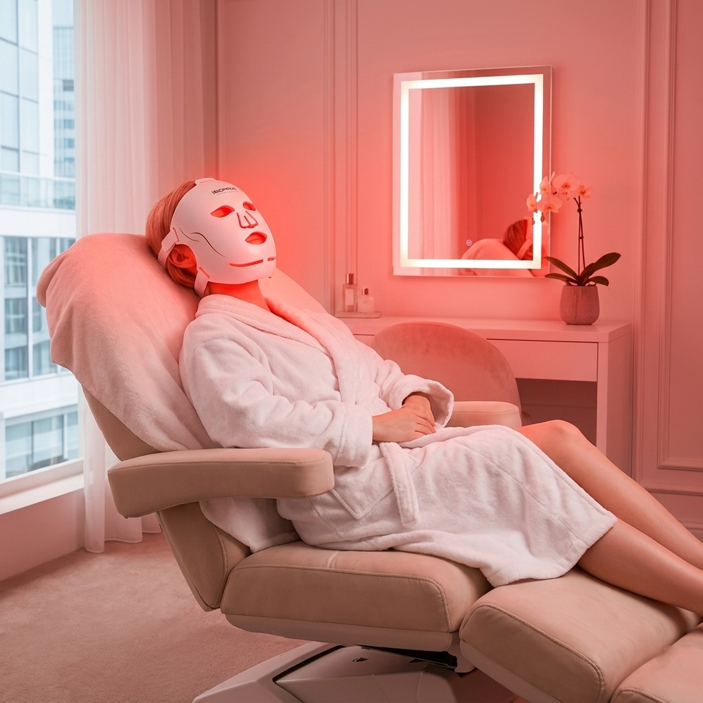 Bloomie Led Red and Blue Light Beauty Mask