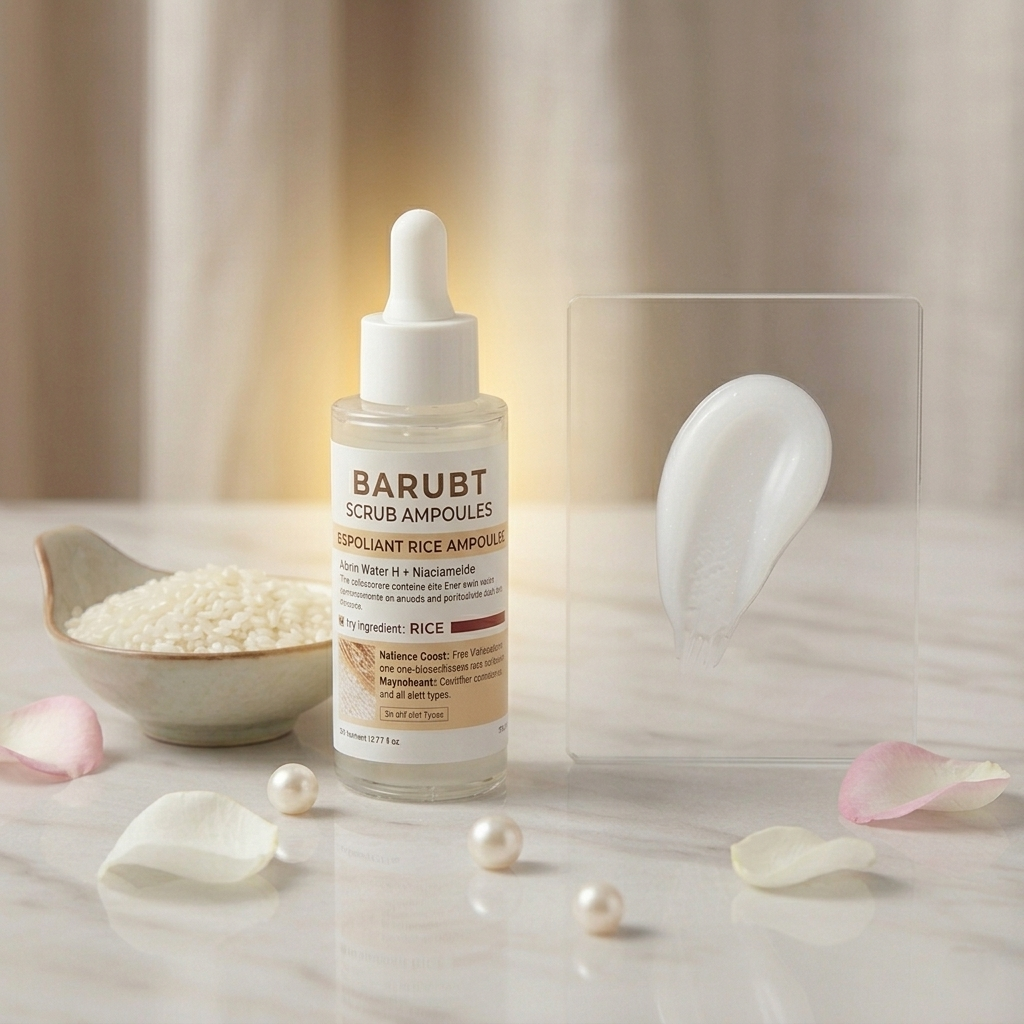 Bloomie Combo Exfoliante de Arroz Blanco y Arroz Negro