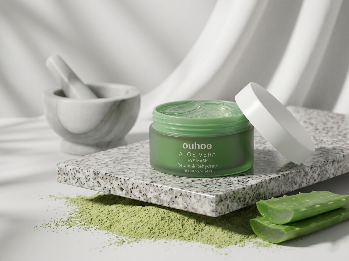 Bloomie Mascarilla de Ojos Hidratante de Aloe Vera