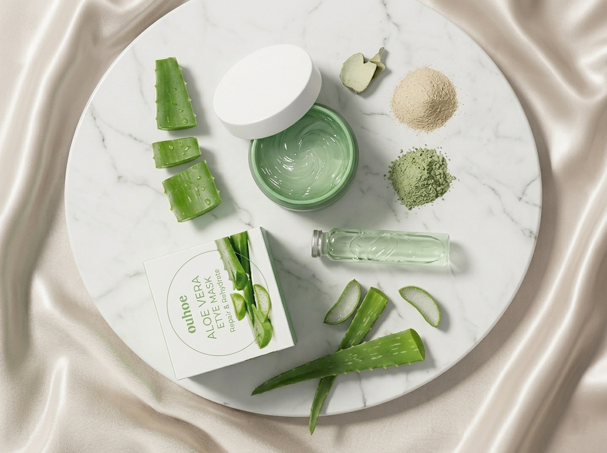Bloomie Mascarilla de Ojos Hidratante de Aloe Vera