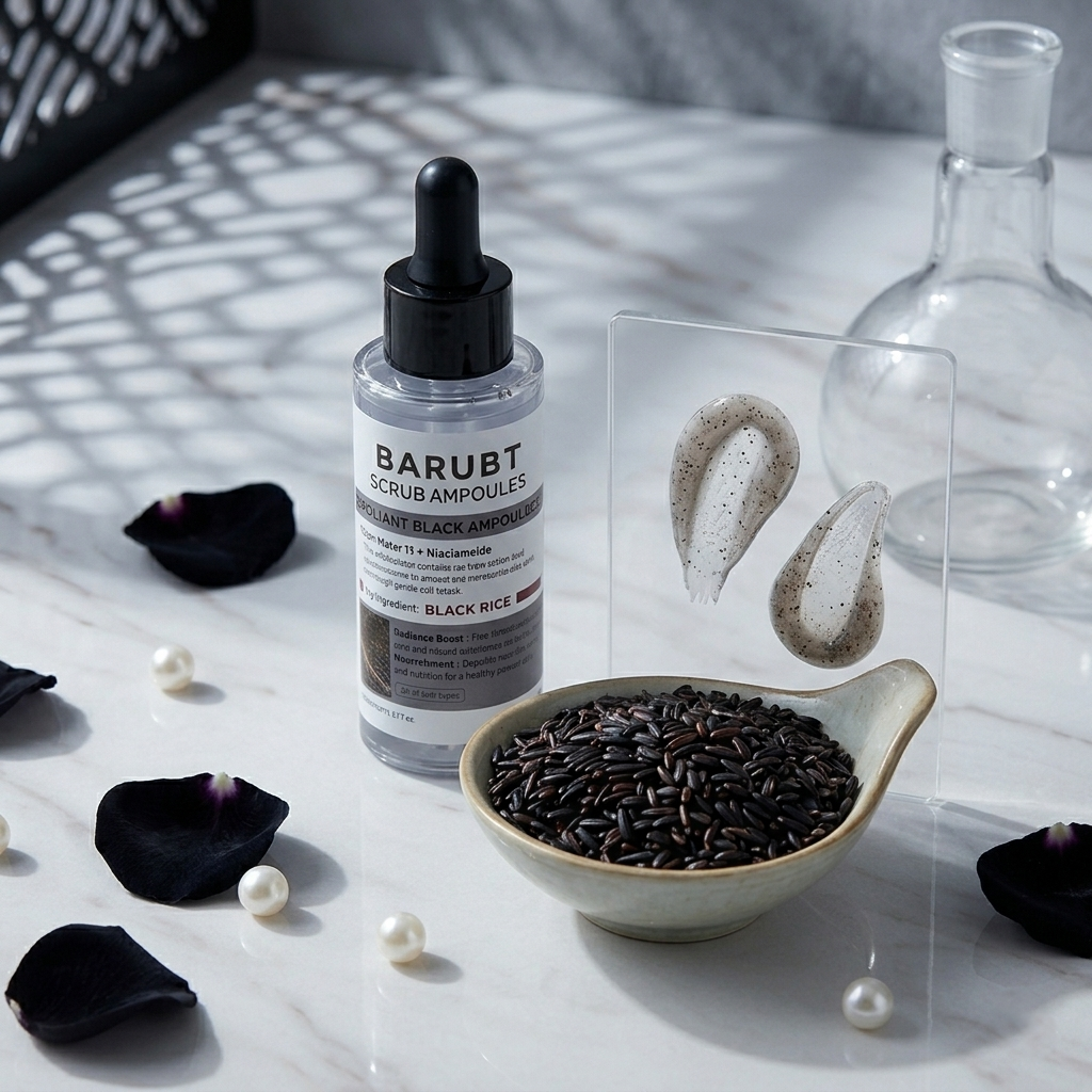 Bloomie Combo Exfoliante de Arroz Blanco y Arroz Negro