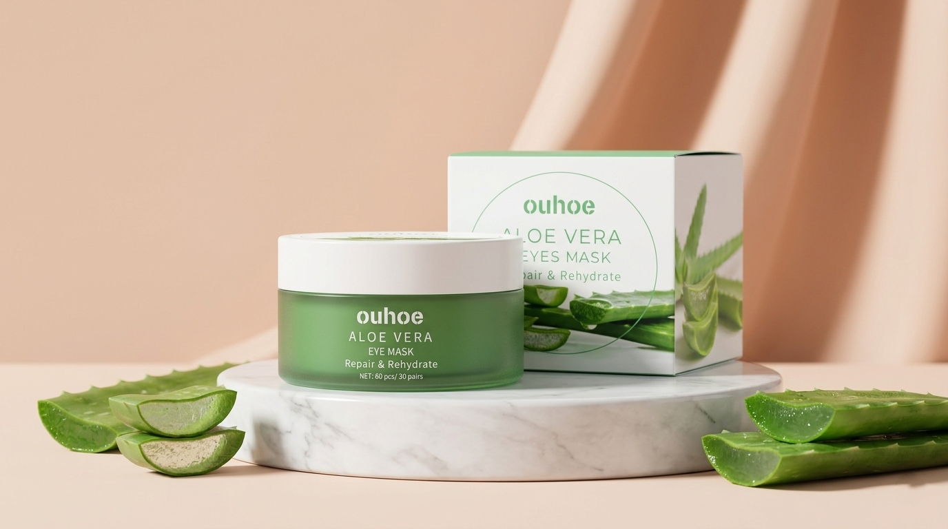 Bloomie Mascarilla de Ojos Hidratante de Aloe Vera